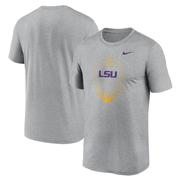 LSU Nike Legend Football Icon Tee